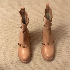 Cape Robbin Pink Ankle Booties with Buckle Straps